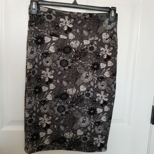 LuLaRoe high waisted pencil skirt, small